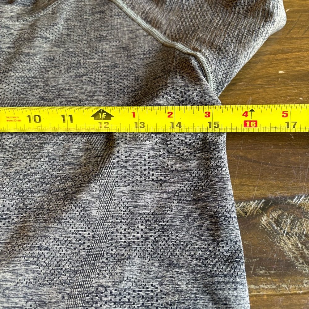 Lululemon Olive Dark Green Run Swiftly Tee Short Sleeve Stretch 8 Active Tech - Picture 5 of 6
